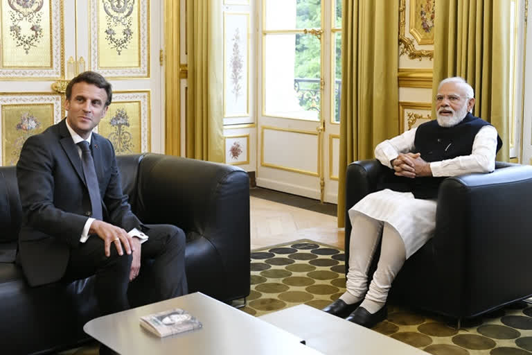 PM Modi Meet President Macron