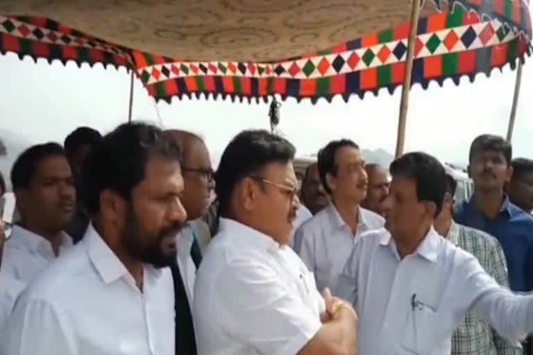 ambati rambabu visited polavaram