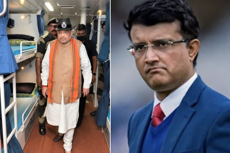 Amit Shah to visit Sourav Ganguly's residence tomorrow