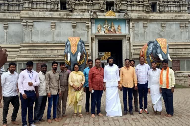 ShreeRamulu visited Murudeshwara