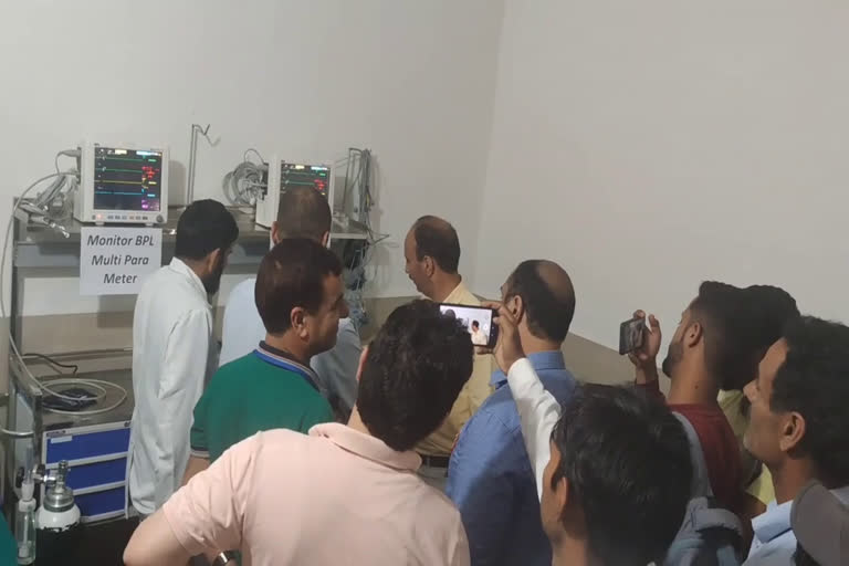 چنگا بھلیسہ پی ایچ سی میں صحت کا سامان نصب