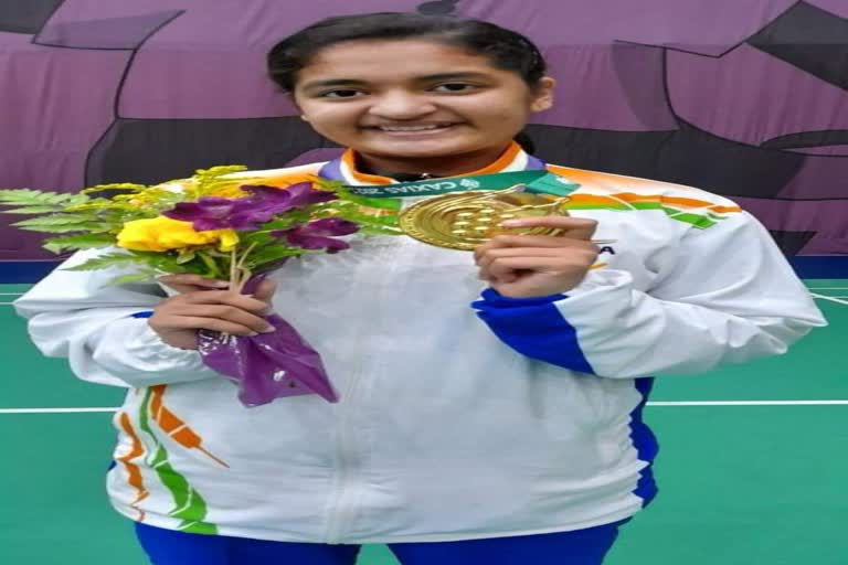 Divyang player Gauranshi Sharma won the gold medal