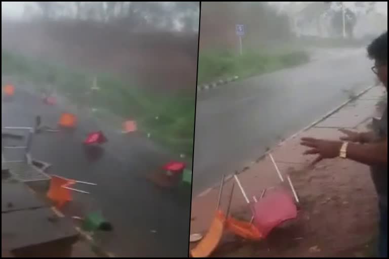 rain-related incidents in hubli