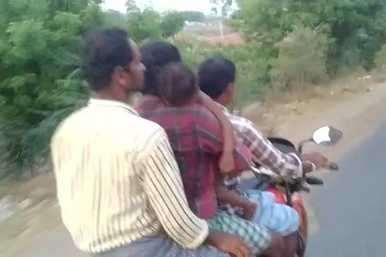 father take son's corpse home on bike in tirupathi
