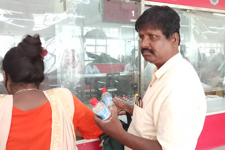 Selling Ganga water From Post Office