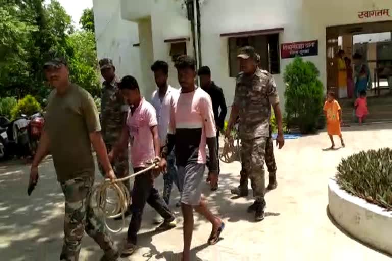 four-people-arrested-for-illegal-stone-mining-in-dumka