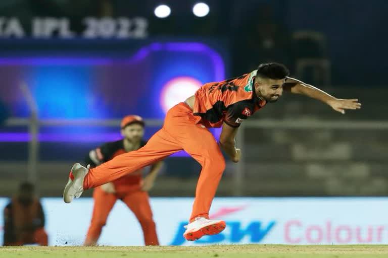 Umran Malik fastest ball, Umran Malik fastest ball against DC, SRH vs DC fastest ball, Fastest ball of IPL