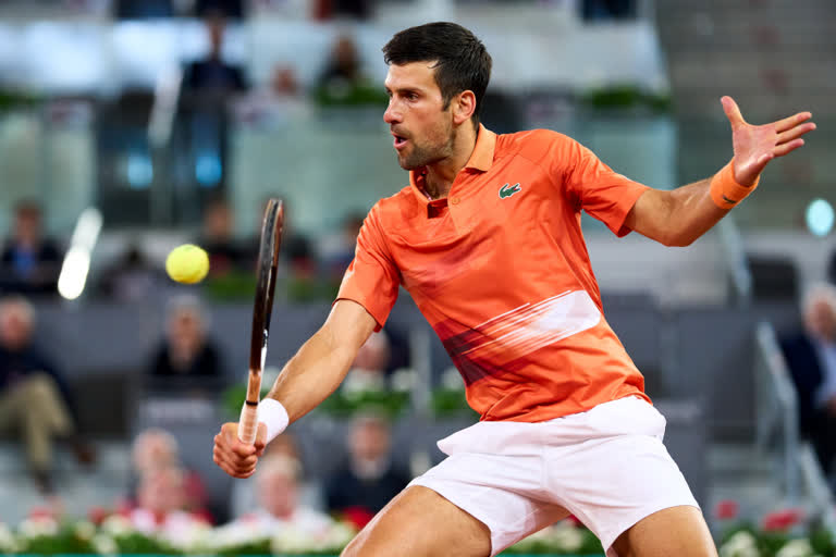 Sports  madrid open  atp tour  novack djokovic  മാഡ്രിഡ് ഓപ്പണ്‍ സെമിഫൈനല്‍  എടിപി ടെന്നീസ്  നൊവാക് ജോക്കോവിച്ച് സെമിയില്‍