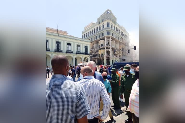 Havana 19th Century Hotel Saratoga Explosion