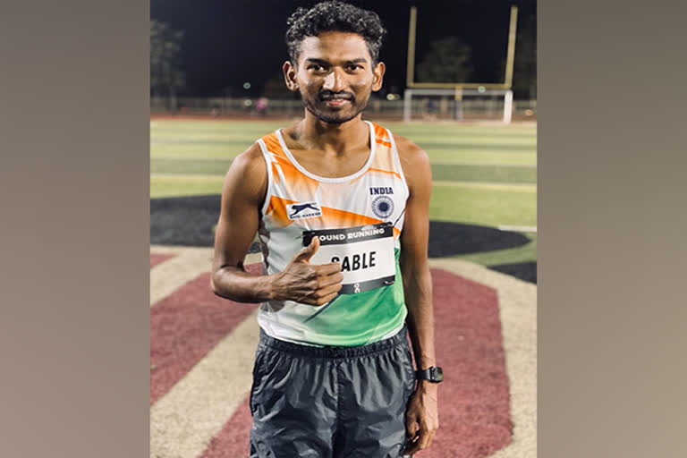 അവിനാഷ് സാബിൾ  Avinash Sable breaks 30-year-old 5000m national record in US  Avinash Sable set new national record in 5000m  5000 മീറ്ററില്‍ അവിനാഷ് സാബിളിന് ദേശീയ റെക്കോഡ്  സൗണ്ട് റണ്ണിങ് ട്രാക്ക് മീറ്റ്  Sound Running Track meet