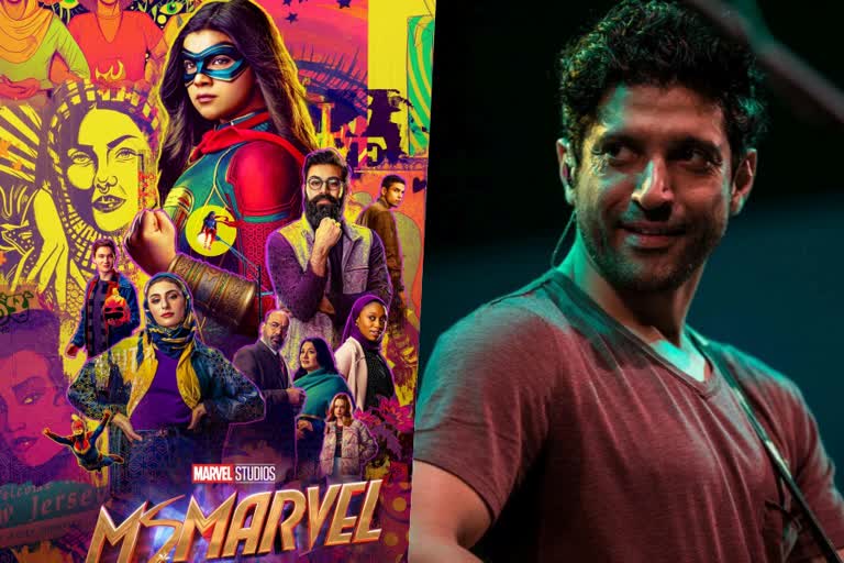 Farhan Akhtar bags international project  Ms Marvel series  Farhan Akhtar in Ms Marvel series  Farhan Akhtar as guest role in Marvel series  Iman Vellani as titular character in Ms Marvel  Ms Marvel trailer  Ms Marvel cast and crew  മാര്‍വല്‍ സീരില്‍ ഫര്‍ഹാന്‍ അക്‌തറും  സൂപ്പര്‍ ഹീറോ സീരിസില്‍ ഫര്‍ഹാന്‍റെ വേഷമെന്ത്‌?