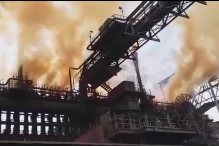 Explosion at Tata Steel Plant in Jamshedpur