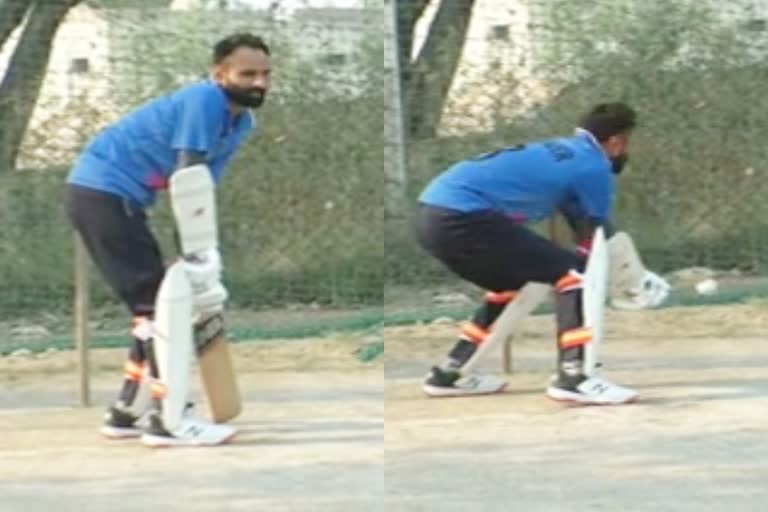 Blind player Tajinderpal singh  Tajinderpal singh seeks job  government in jalandhar  जालंधर की खबर  पंजाब सरकार  क्रिकेटर तजिन्दरपाल सिंह  ब्लाइंड क्रिकेट खिलाड़ी  खेल समाचार  Sports News