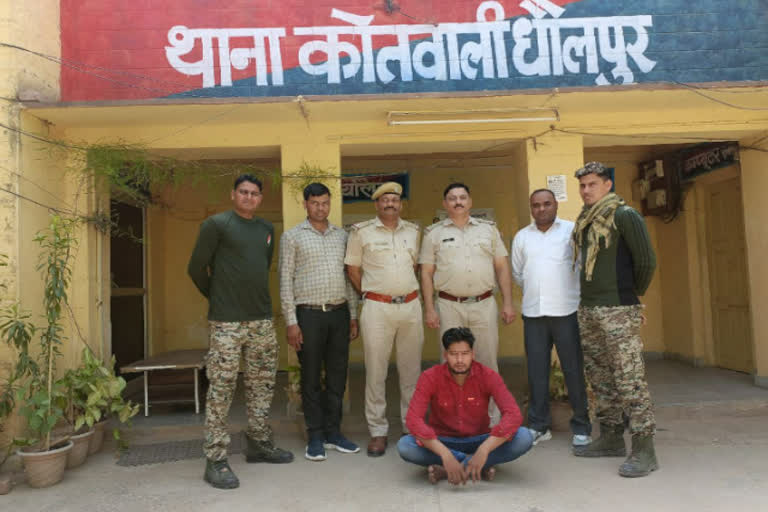 Absconding hardcore criminal arrested in Dholpur