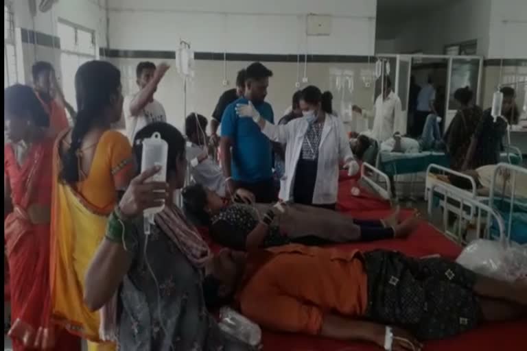 Shivamogga 80 people hospitalized after eating meals of wedding