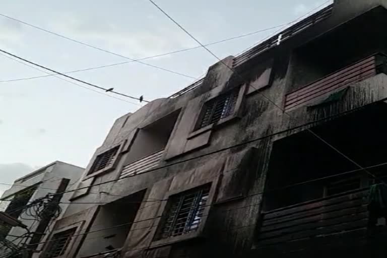 ten flats in Indore three storey building