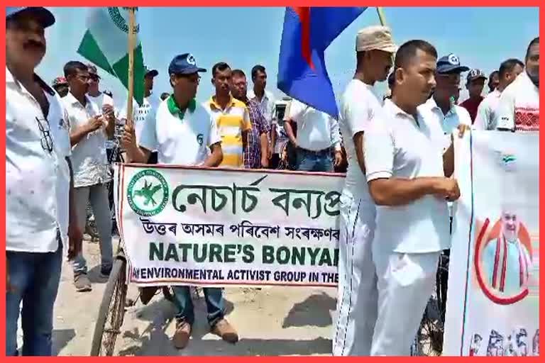 assam-police-cycle-rally-at-behali-in-biswanath