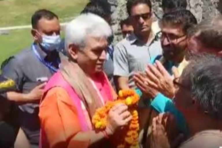 LG Manoj Sinha in Anantnag