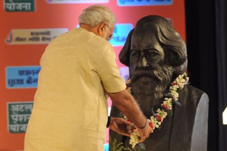 PM Modi pays tribute to Rabindranath Tagore on his birth anniversary