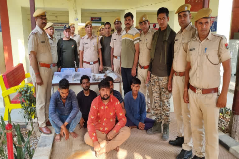 Smugglers arrested in Dholpur with arms