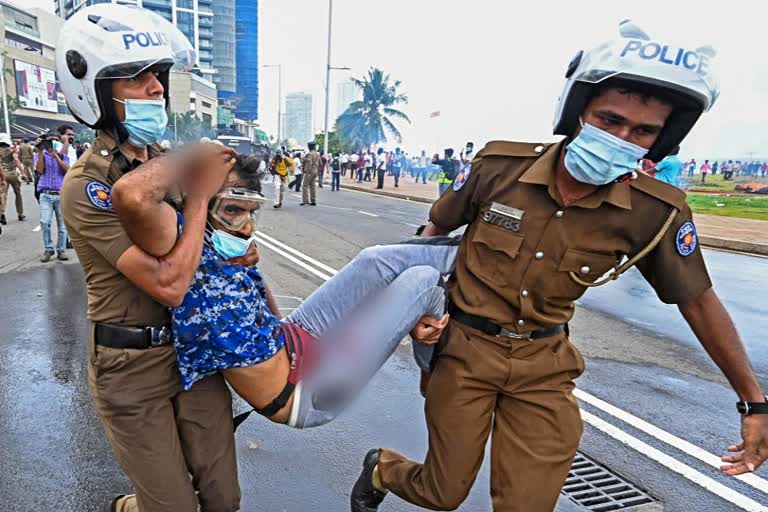 Chaos in Sri Lanka