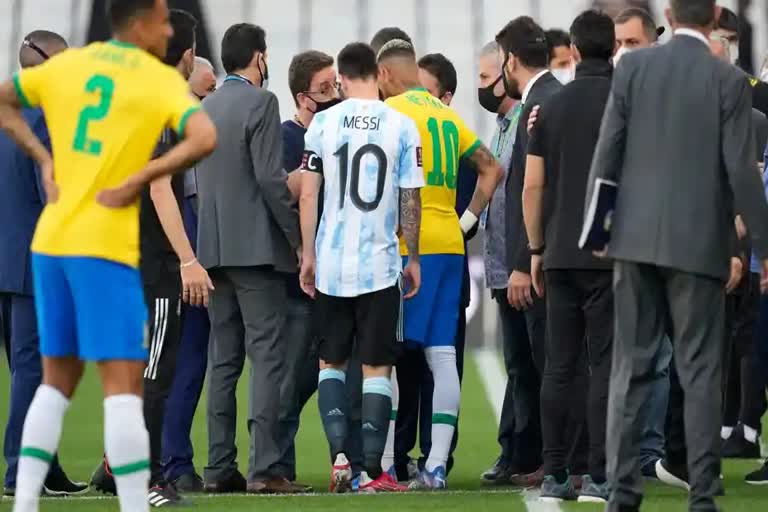 Brazil-Argentina World Cup qualifier must be replayed after FIFA denies appeal  Brazil-Argentina World Cup qualifier  അര്‍ജന്‍റീന-ബ്രസീല്‍  അര്‍ജന്‍റീന-ബ്രസീല്‍ ലോകകപ്പ് യോഗ്യത മത്സരം  ഖത്തര്‍ ലോകകപ്പ് യോഗ്യത മത്സരം  FIFA