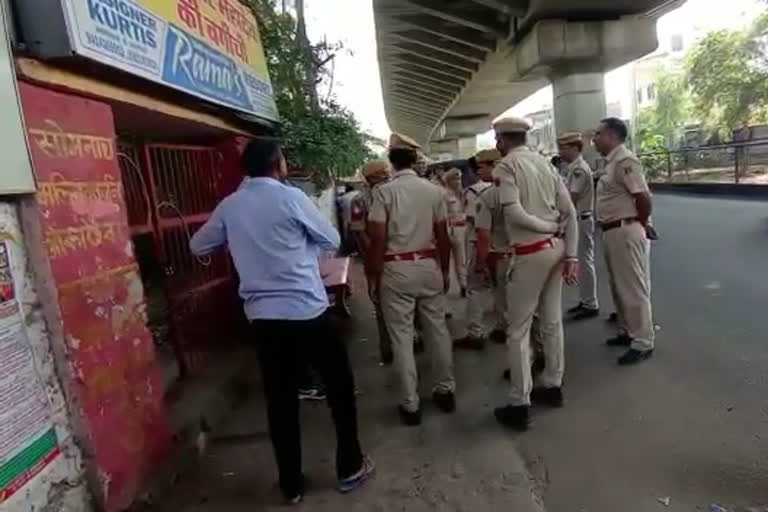 murder of youth in temple premises in jaipur