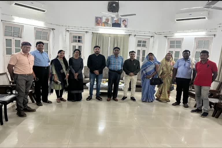 National ST Commission team visit in Raigarh