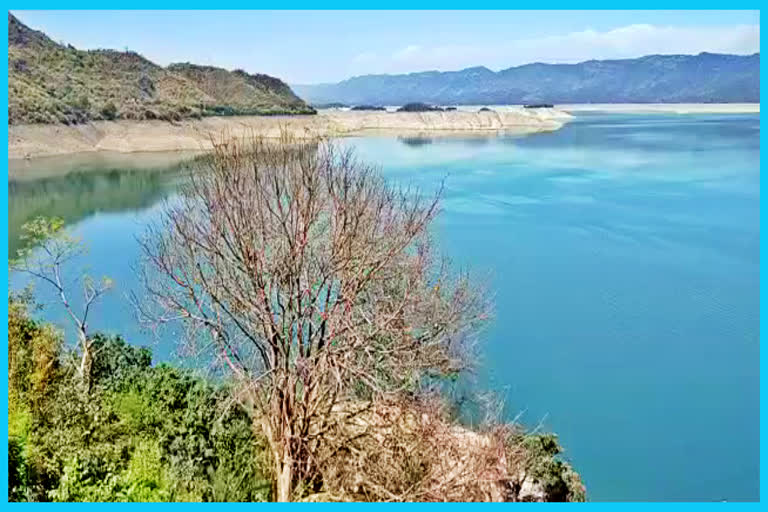 water level of Gobind Sagar Lake