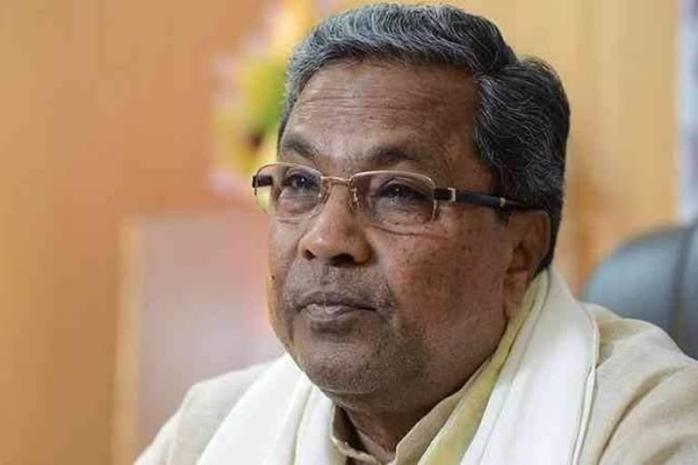 Opposition leader Siddaramaiah tweet