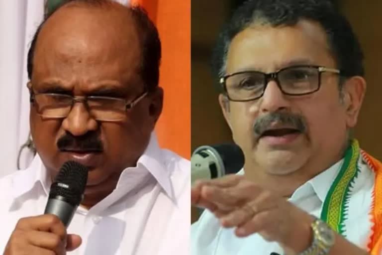 k muraleedharan MP on kv thomas issue  k muraleedharan  kv thomas  UDF  LDF  thrikkakkara by-election  തൃക്കാക്കര ഉപതെരെഞ്ഞെടുപ്പ്  സിപിഎം  തെരെഞ്ഞെടുപ്പ് പ്രചാരണം