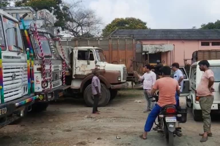 mining department seized nine vehicles