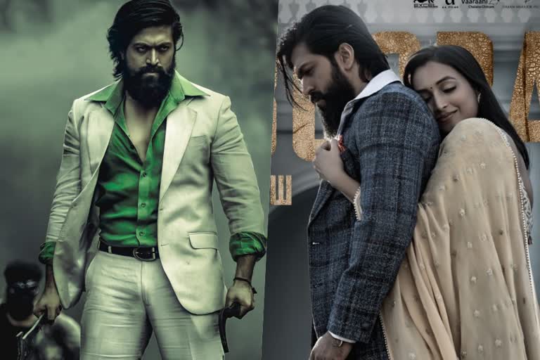 KGF 2 Mehabooba Video Song  Mehabooba Song  KGF 2 video Song  KGF 2 gross collection  KGF 2 breaks records  KGF 2 digitals rights sold  RRR KGF 2 records  KGF 2 stars  KGF 2 cast and crew  റോക്കി ഭായുടെ പ്രണയനിമിഷങ്ങള്‍  വയലന്‍സിനിടെ പ്രണയം  കെജിഎഫ്‌ 2ലെ മെഹബൂബ ഗാനം  കെജിഎഫ്‌ 2 ലെ പ്രണയ ഗാനം