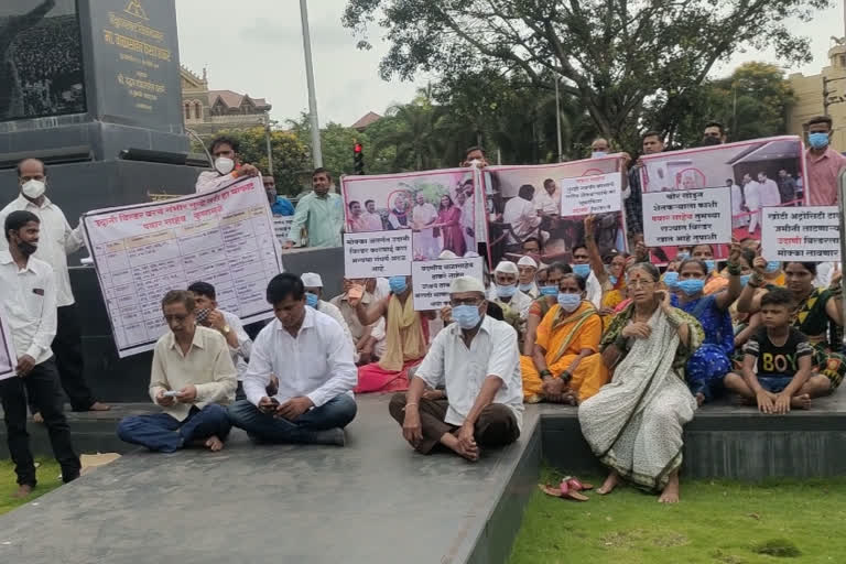 Navi Mumbai Farmers Protest In Mumbai