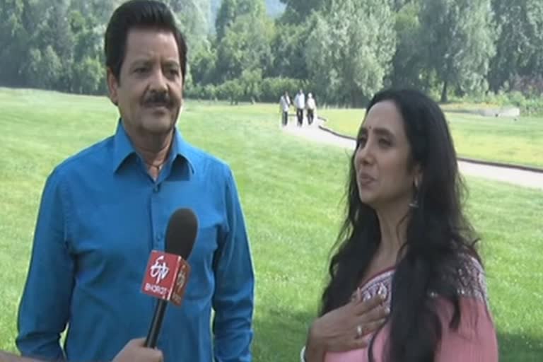 exclusive interview of udit narayan & sonali sachdev with etv bharat