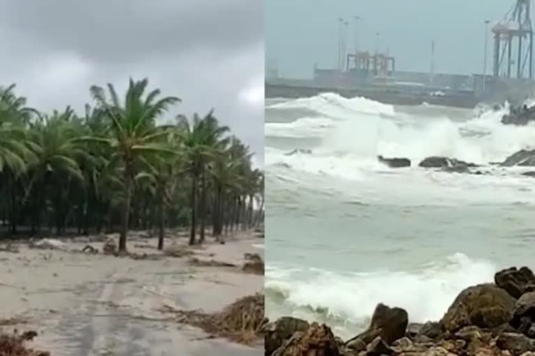 آندھراپردیش میں سمندری طوفان اسانی کے پیش نظر الرٹ جاری