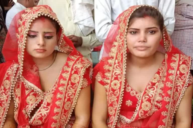 brides in police station just after marriage, groom side demand dowry in Bharatpur