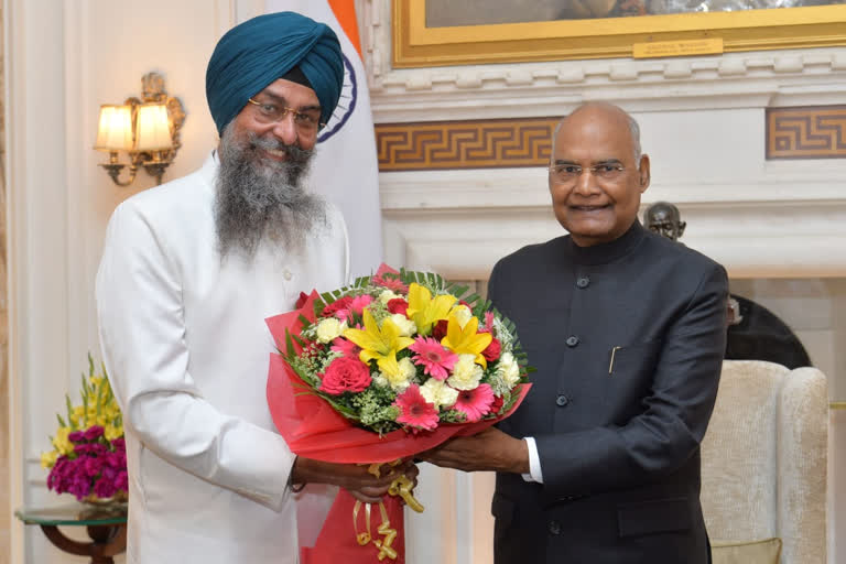 kultar singh sandhwan meet President of India