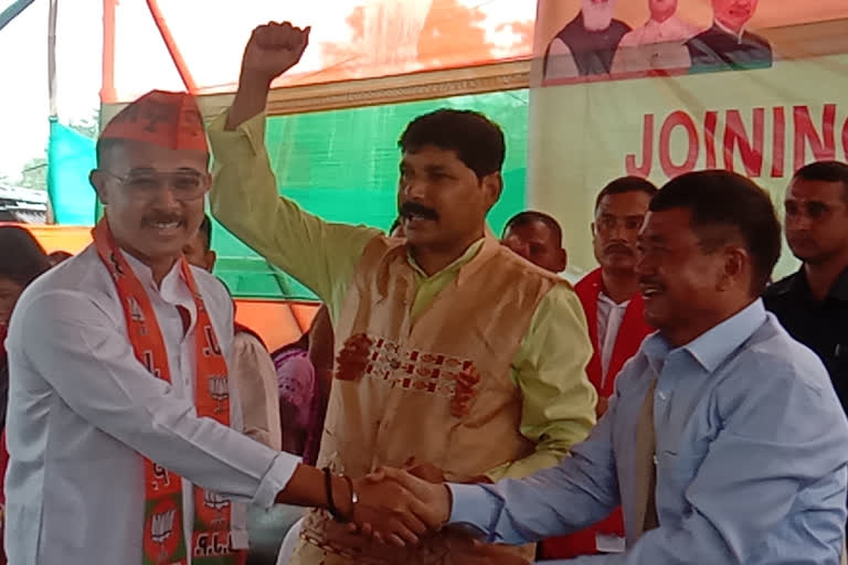 bjp mass joining programme at diphu