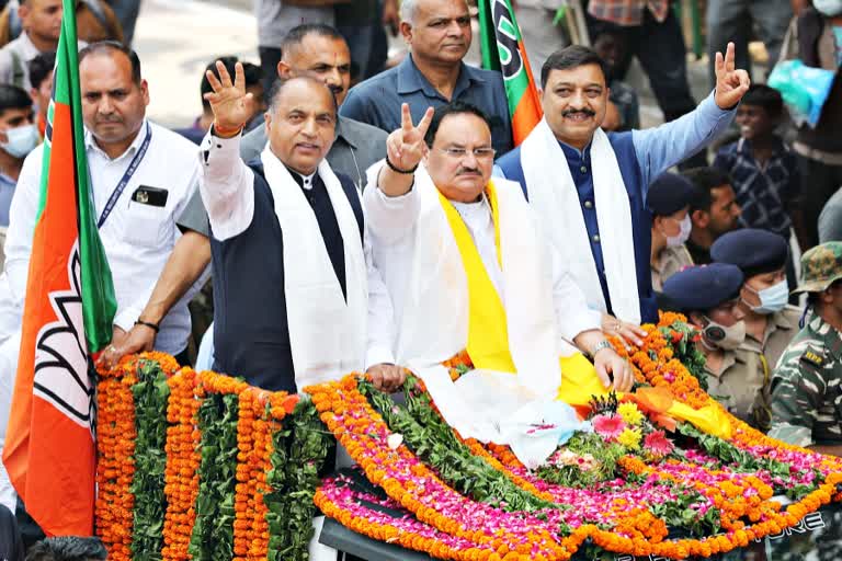 JP Nadda roadshow in Himachal