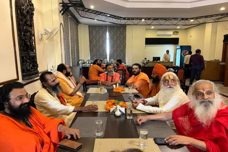 Haridwar Saints Meeting in hotel