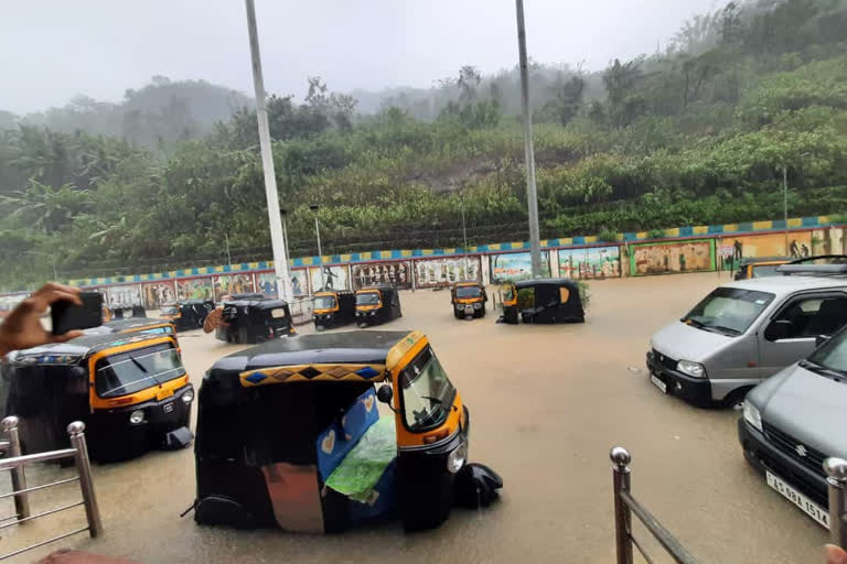 landslide on broadgauge railway line at lumding silchar