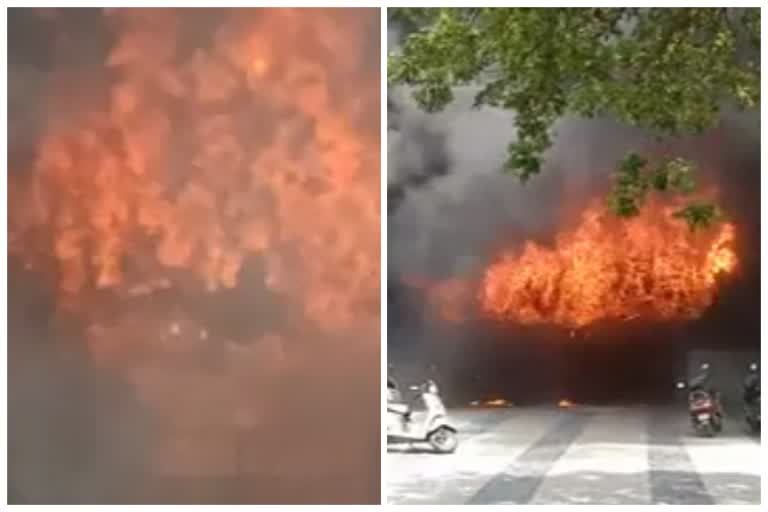 Massive fire breaks out at Guru Nanak Dev Hospital