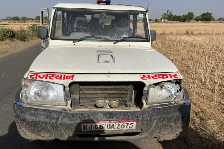 Mining mafia attacked forest department car with tractor