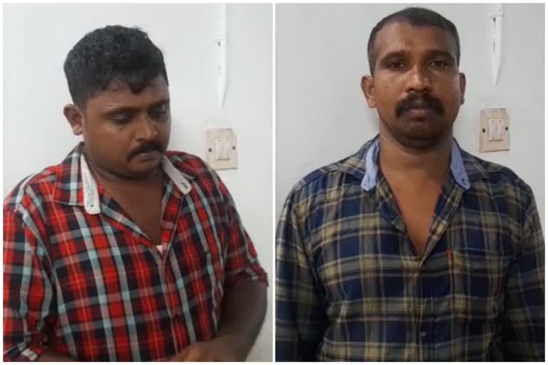 crime news kerala latest  two thiefs arrested  കാർ യാത്രികനെ മർദിച്ച് സ്വർണവും പണവും കവർന്നു  കാർ യാത്രികനെ അഞ്ചംഗ സംഘം ആക്രമിച്ചു  പണം കവർന്നു