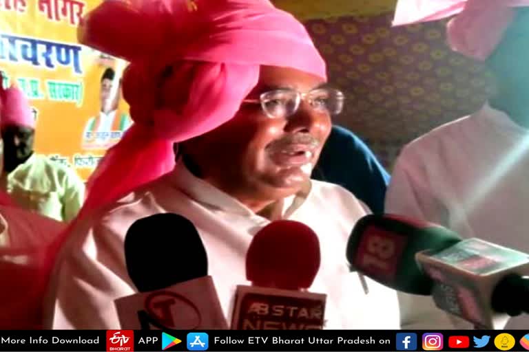 फिरोजाबाद कैविनेट मंत्री जयवीर सिंह  Gyanvapi Masjid Survey  Firozabad latest news  etv bharat up news  Yogi minister says on Gyanvapi survey  मंत्री जयवीर सिंह  यूपी के पर्यटन एवं संस्कृति मंत्री जयवीर सिंह