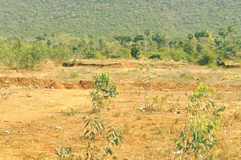 illegal lands in ksheera sagar