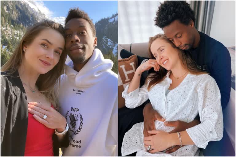 Tennis players Gael Monfils Elina Svitolina expecting their first child in October  Gael Monfils  Elina Svitolina  ആദ്യ കുഞ്ഞിനെ വരവേല്‍ക്കാനൊരുങ്ങി ഗെയ്ൽ മോൺഫിൽസും എലീന സ്വിറ്റോലിനയും  ഗെയ്ൽ മോൺഫിൽസ്  എലീന സ്വിറ്റോലിന