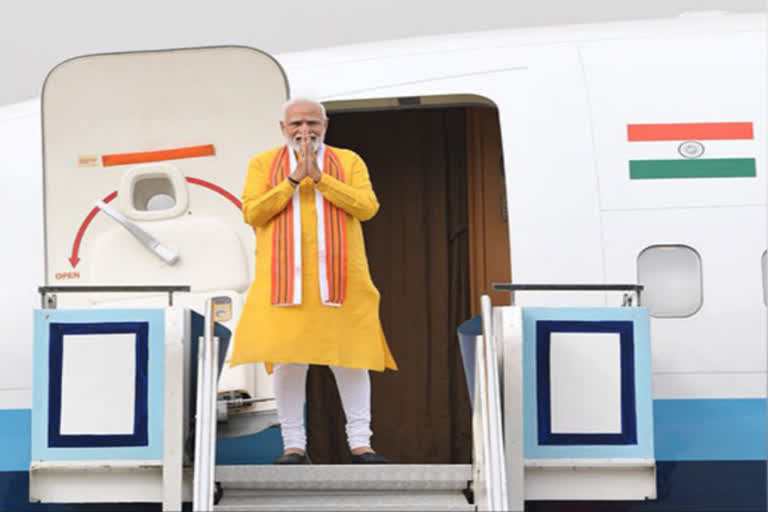 Modi at Lumbini on Buddha Purnima