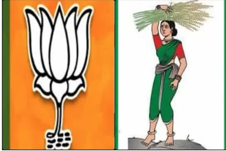 BJP and JDS  spark against congress